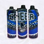 Trinkflasche/Tumbler 2 Aufsätze Cup 20oz -  Design Cheer Pack - CHEER Uniform Katze